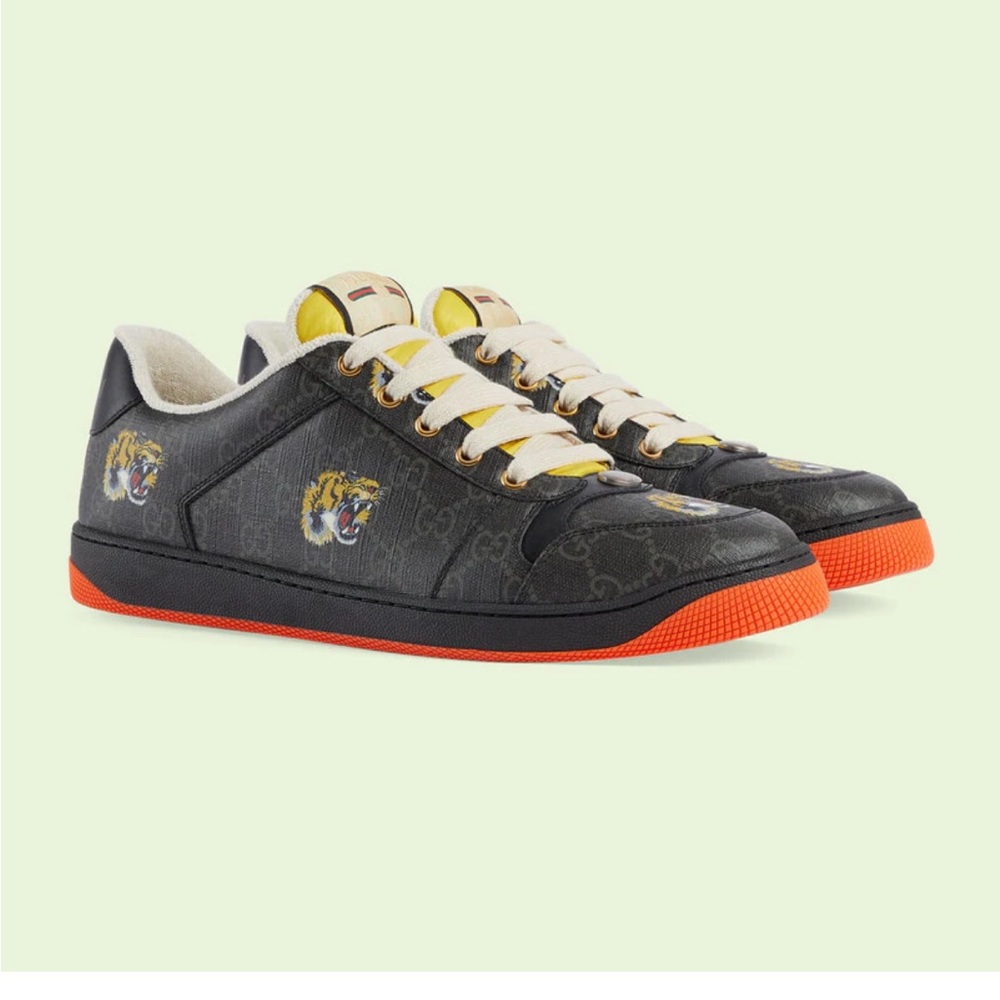 Gucci Limited Edition SCREENER TIGER 🐯 SNEAKERS - Picture 4 of 17